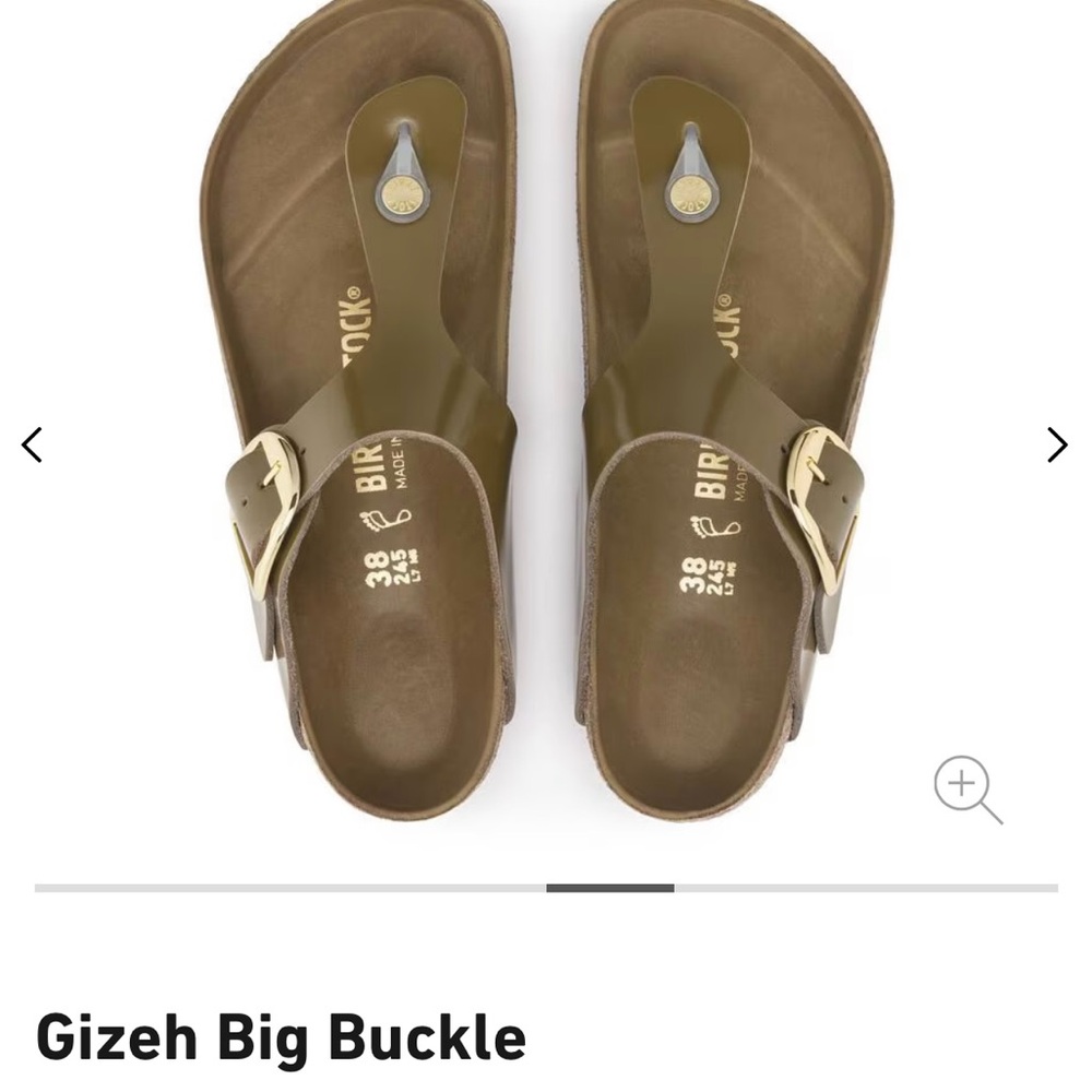 37 Birkenstock Gizeh Big Buckle Sandals